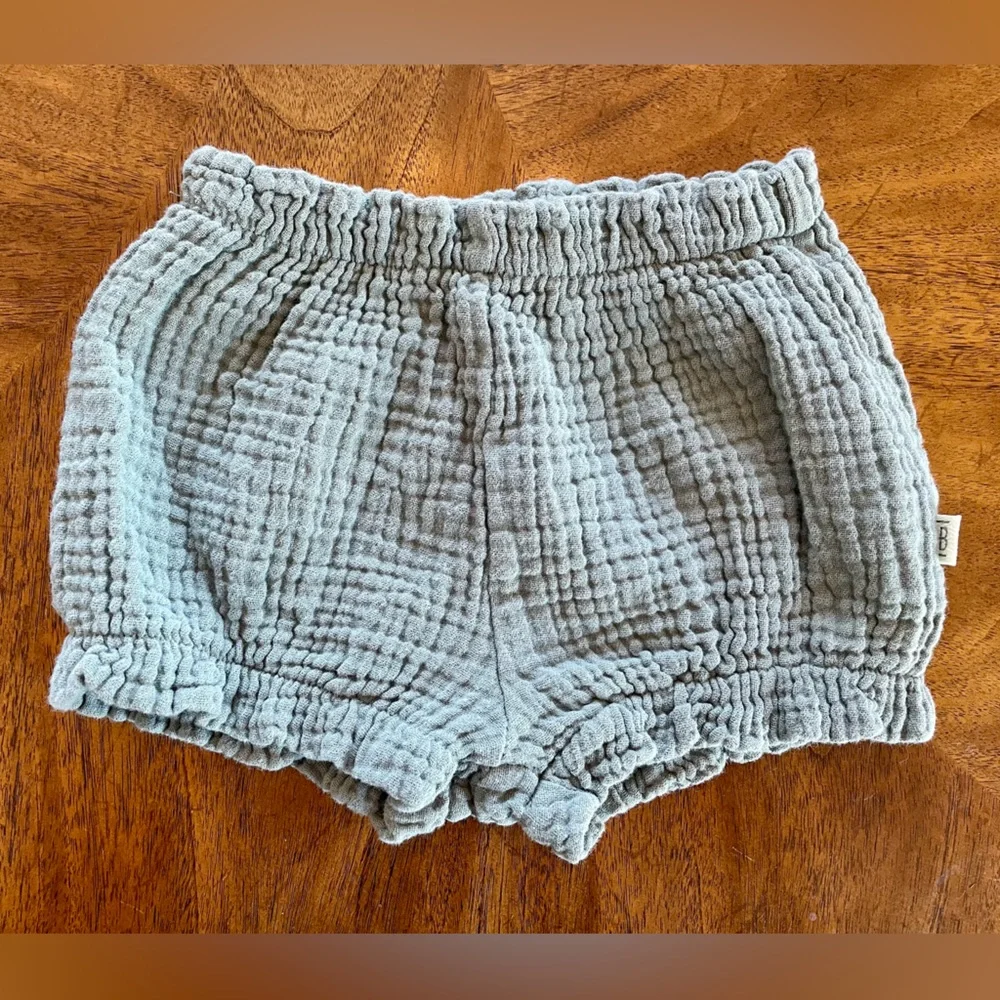 Gauze Tank and Bloomer Set in Sage (3-6 months) - Picture 6 of 6